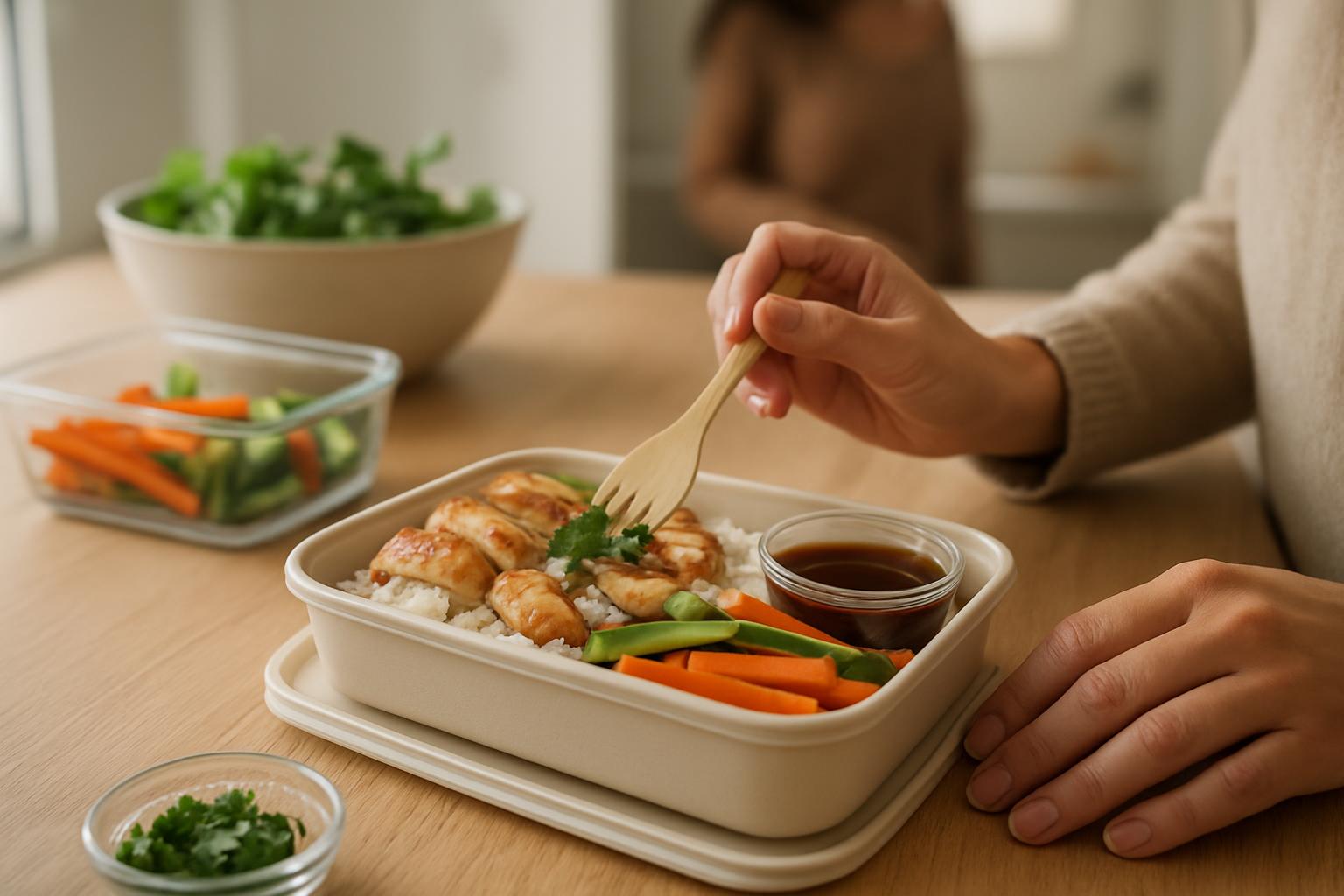 Co zrobić z kurczaka i ryżu do lunchboxa?