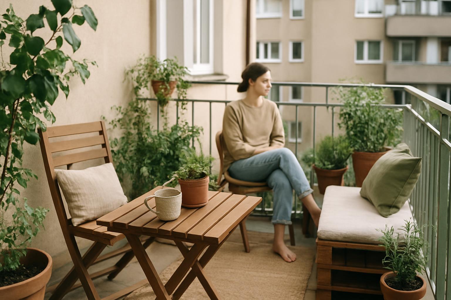 Jak urządzić balkon w bloku tanim kosztem?