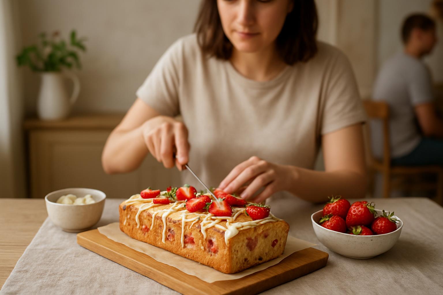Co upiec z truskawek i białej czekolady?